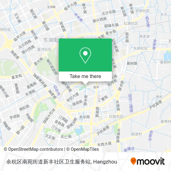 余杭区南苑街道新丰社区卫生服务站 map
