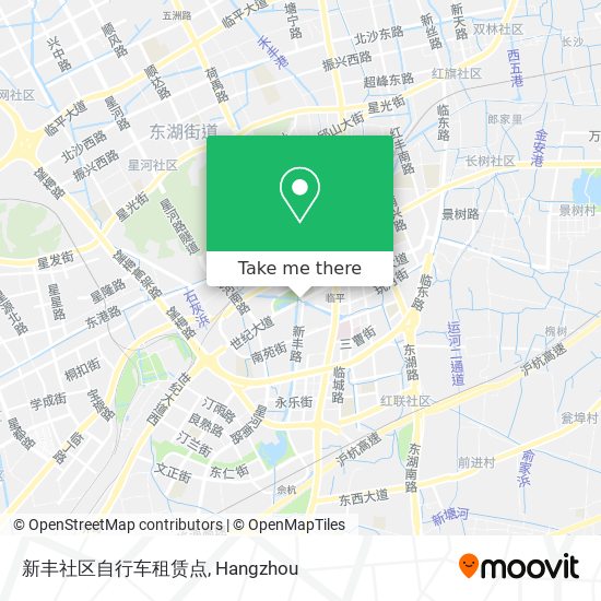 新丰社区自行车租赁点 map