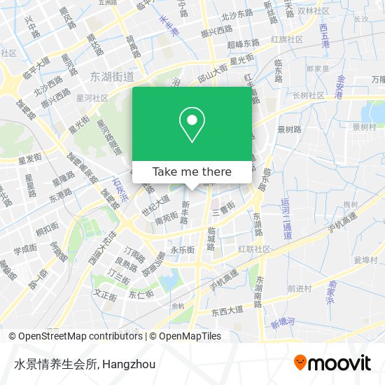 水景情养生会所 map