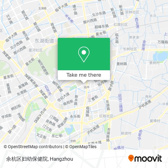 余杭区妇幼保健院 map