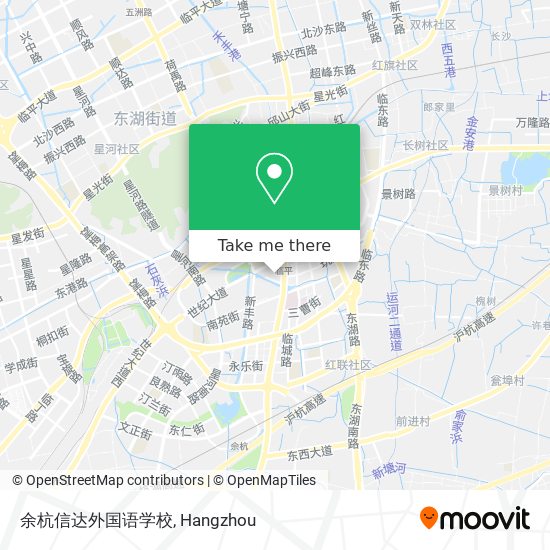 余杭信达外国语学校 map