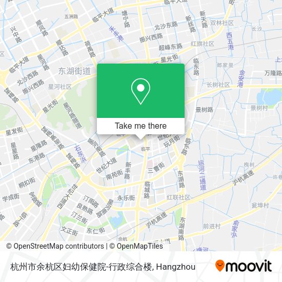 杭州市余杭区妇幼保健院-行政综合楼 map