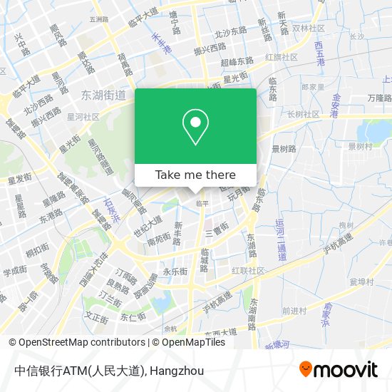 中信银行ATM(人民大道) map