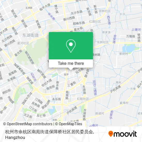 杭州市余杭区南苑街道保障桥社区居民委员会 map