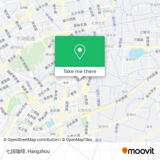 七国咖啡 map