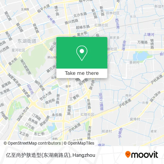 亿至尚护肤造型(东湖南路店) map