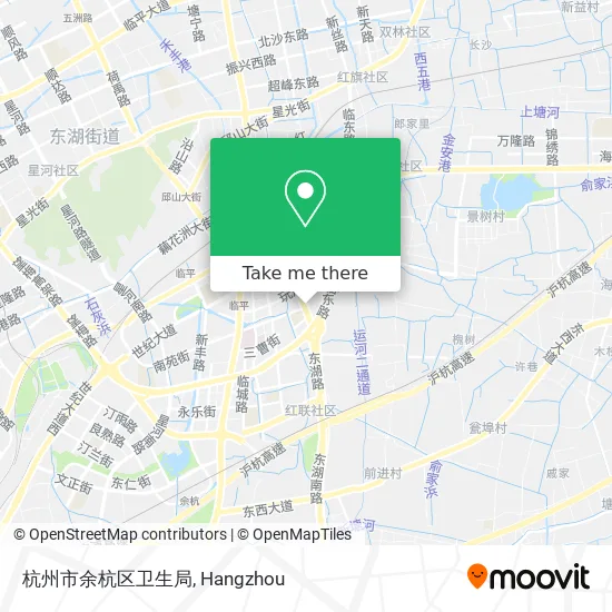 杭州市余杭区卫生局 map