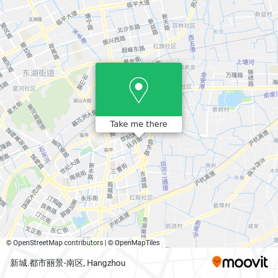 新城.都市丽景-南区 map