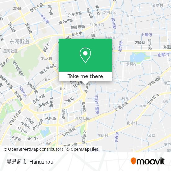 昊鼎超市 map