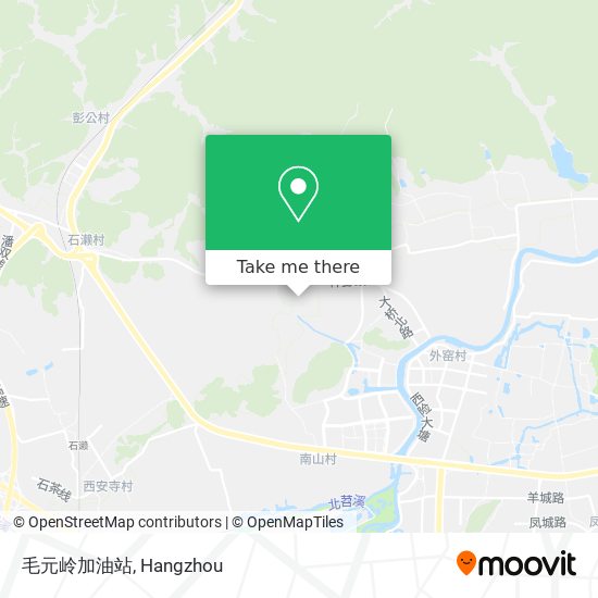 毛元岭加油站 map