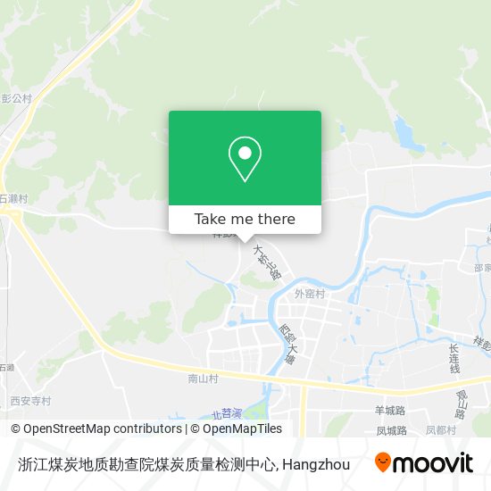 浙江煤炭地质勘查院煤炭质量检测中心 map