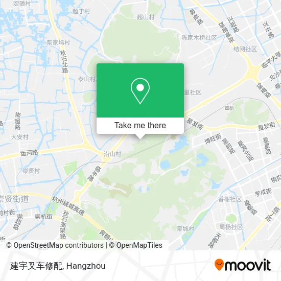 建宇叉车修配 map