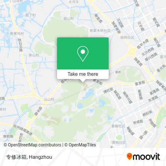 专修冰箱 map