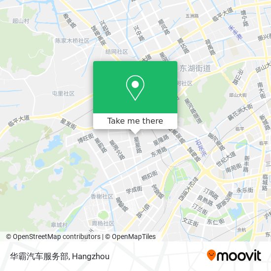 华霸汽车服务部 map