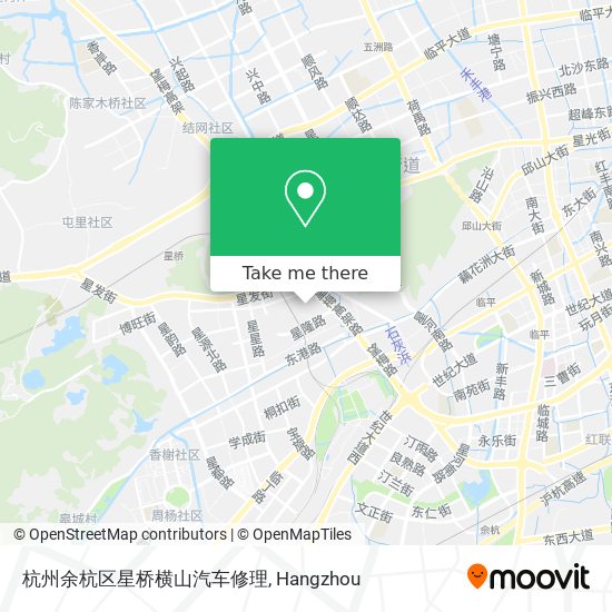 杭州余杭区星桥横山汽车修理 map