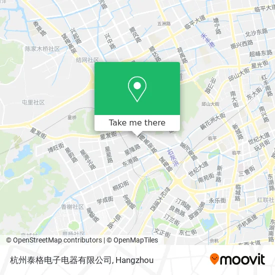 杭州泰格电子电器有限公司 map