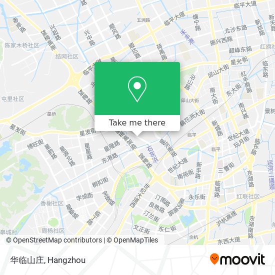 华临山庄 map