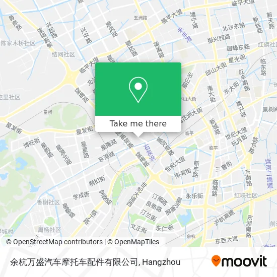 余杭万盛汽车摩托车配件有限公司 map