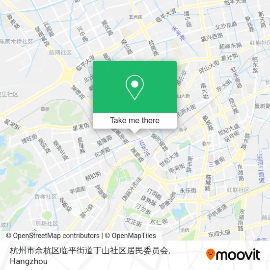 杭州市余杭区临平街道丁山社区居民委员会 map