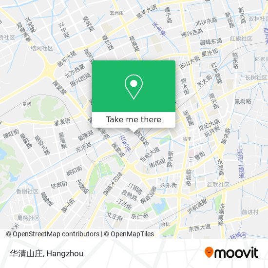 华清山庄 map