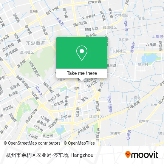 杭州市余杭区农业局-停车场 map