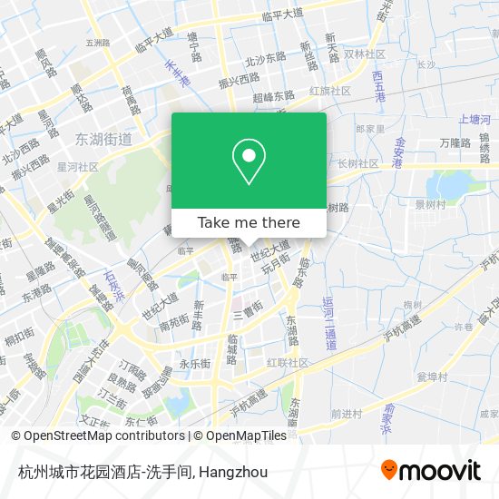 杭州城市花园酒店-洗手间 map