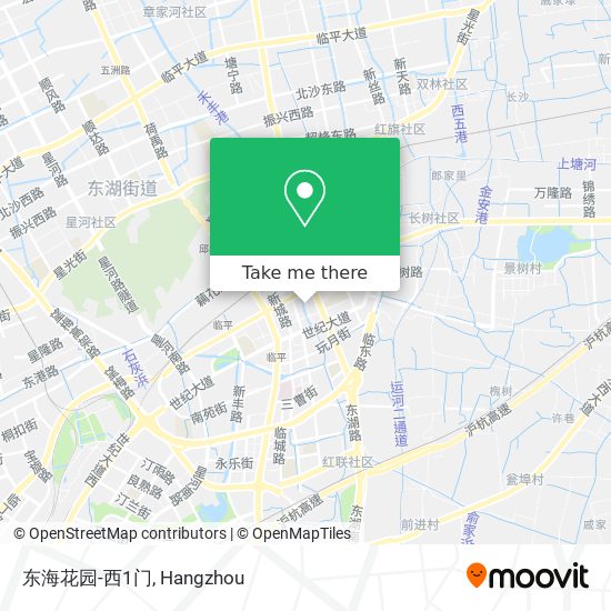 东海花园-西1门 map
