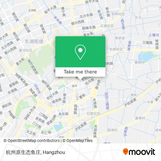 杭州原生态鱼庄 map