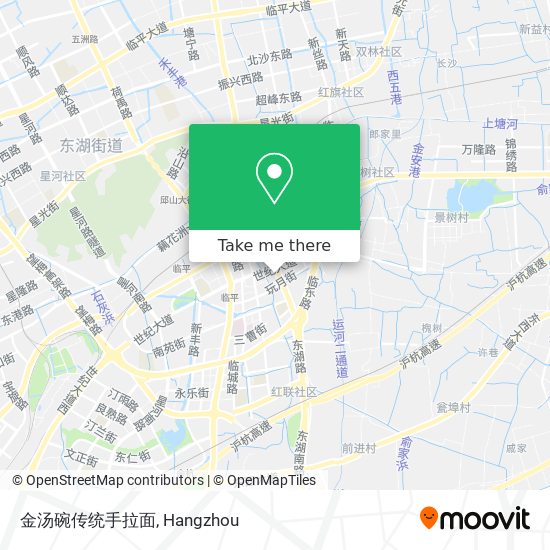 金汤碗传统手拉面 map