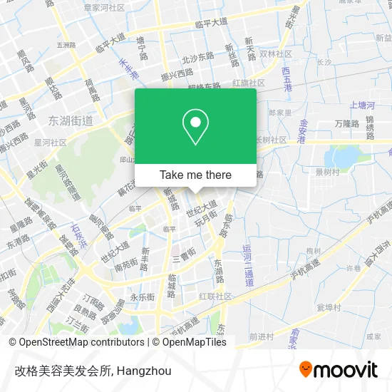 改格美容美发会所 map