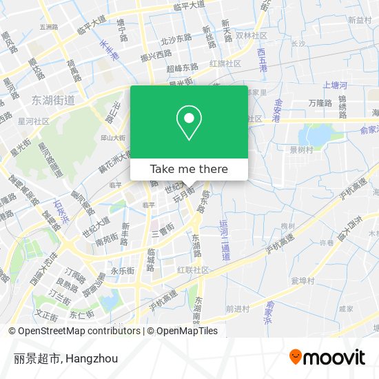 丽景超市 map