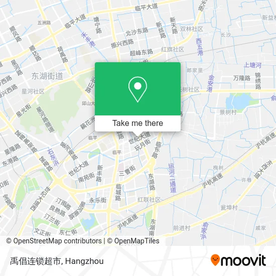 禹倡连锁超市 map