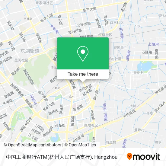 中国工商银行ATM(杭州人民广场支行) map
