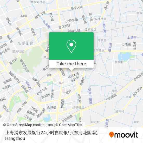 上海浦东发展银行24小时自助银行(东海花园南) map