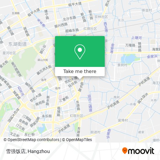 雪强饭店 map