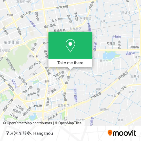 昆蓝汽车服务 map