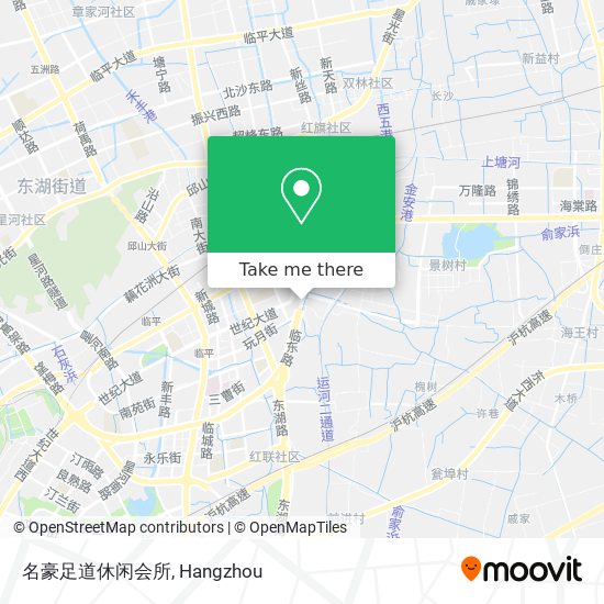 名豪足道休闲会所 map