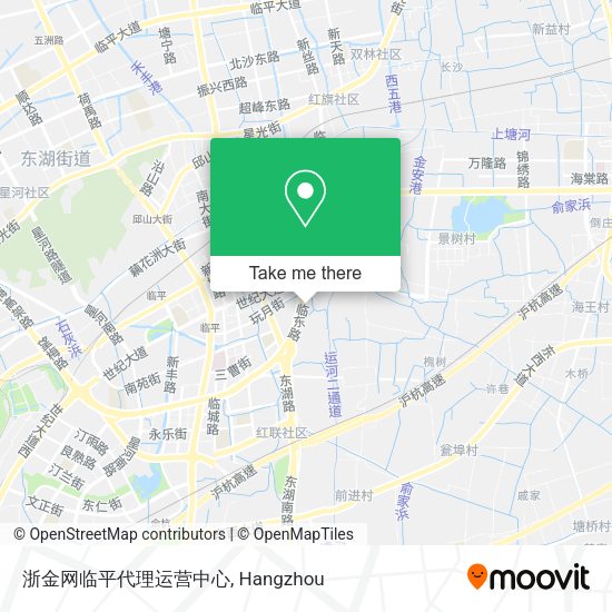 浙金网临平代理运营中心 map