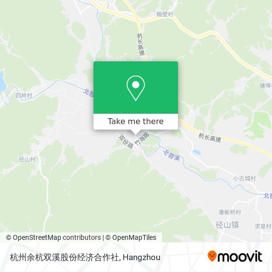 杭州余杭双溪股份经济合作社 map