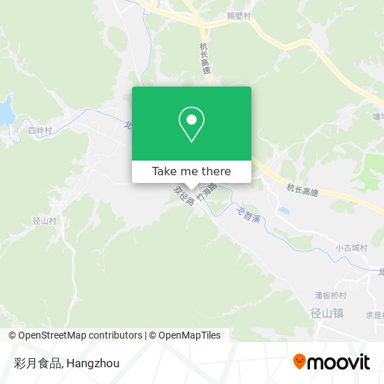 彩月食品 map
