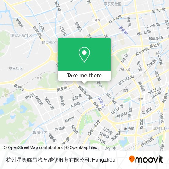 杭州星奥临昌汽车维修服务有限公司 map