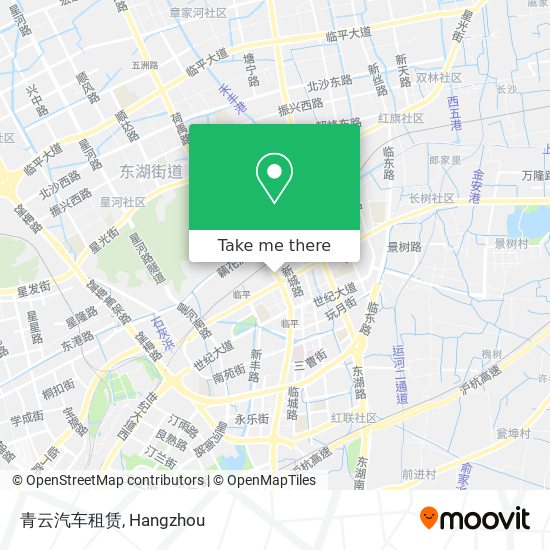 青云汽车租赁 map