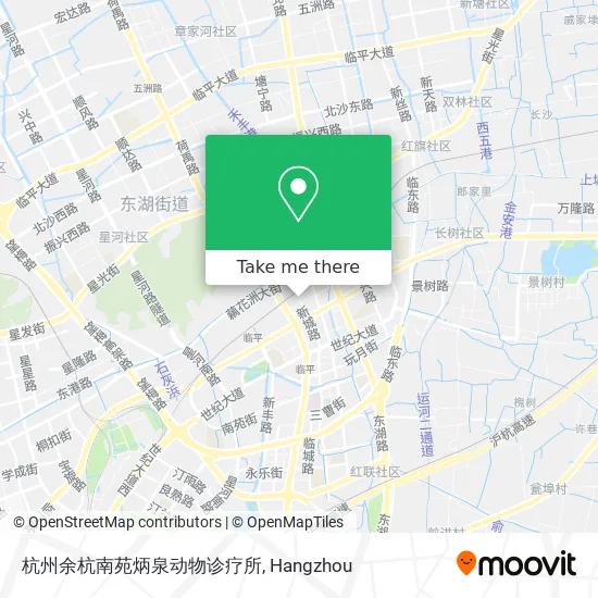 杭州余杭南苑炳泉动物诊疗所 map