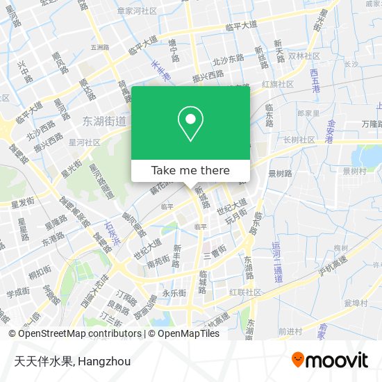 天天伴水果 map