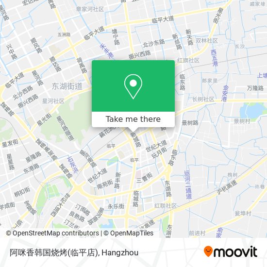 阿咪香韩国烧烤(临平店) map