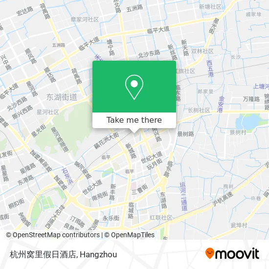 杭州窝里假日酒店 map
