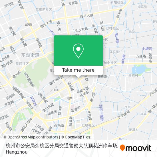 杭州市公安局余杭区分局交通警察大队藕花洲停车场 map