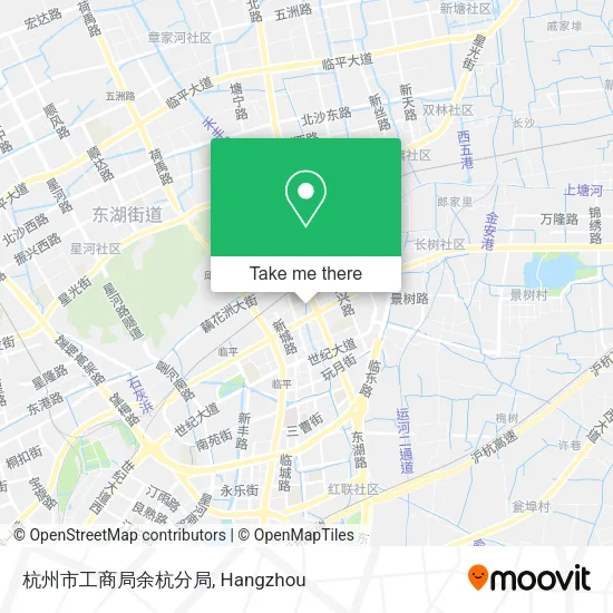 杭州市工商局余杭分局 map