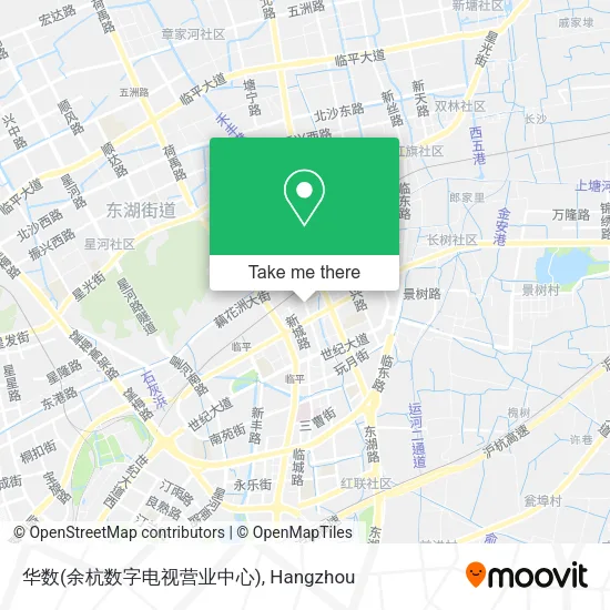 华数(余杭数字电视营业中心) map
