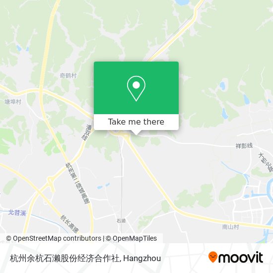 杭州余杭石濑股份经济合作社 map